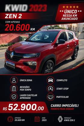RENAULT KWID 1.0 12V SCE FLEX ZEN MANUAL